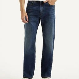 Levi's 505 Navy Regular Fit Jeans-image-36