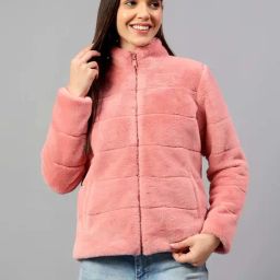 Cantabil Pink Wool Regular Fit Jacket-image-63