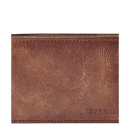 Fossil Brown Solid Bi-Fold Wallet image 3