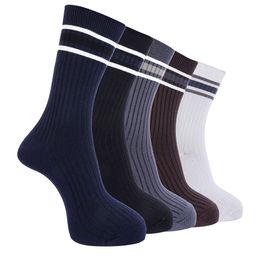 Dollar Men Pack of 5 Free Size Above Ankle Cotton Socks-image-36