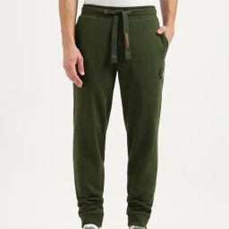 United Colors Of Benetton Green Cotton Regular Fit Joggers-image-2