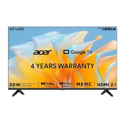 Acer 109 cm (43 inches) Advanced I Series 4K Ultra HD Smart LED Google TV AR43GR2851UDFL (Black)-image-6