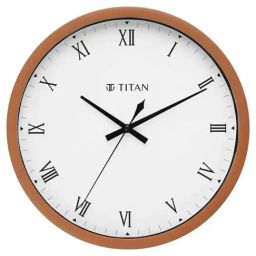 Titan NSW0044PA02A Brown Plastic Wall Clock-picture-19