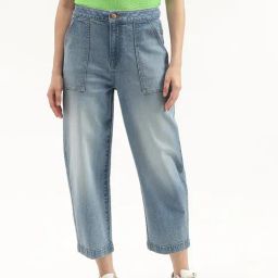 United Colors of Benetton Blue Regular Fit High Rise Jeans-image-62