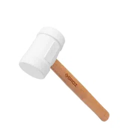 Groz 350 mm Rubber Hammer with Hard Wood Handle Black, MLTR/20B/BW-30