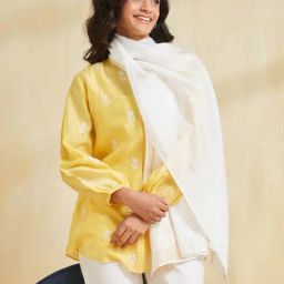 Fabindia Natural Embroidery Stole-25