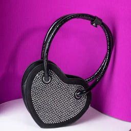 Styli Black Embellished Handbags-image-54