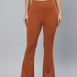 London Rag Relaxed Flared High-Rise Trousers-image-3