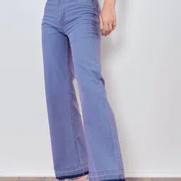 DressBerry Women Classic Wide Leg High-Rise Jeans-image-96