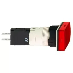 Sibass Electric Rectangle Pilot Lamp Red 24/220 V AC, SE-TA16-CJ (Pack of 200)-7