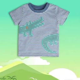 MINIKLUB Blue Baby Boys Short Sleeve T-Shirt-image-18