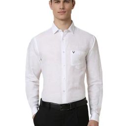 Allen Solly White Slim Fit Shirt-image-98