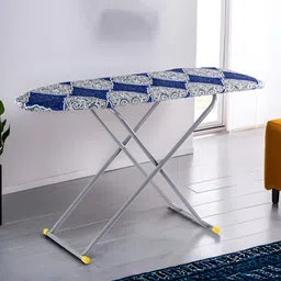 Myntra Elegant Homes Blue & White Printed Adjustable Ironing Board-19