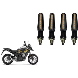 Cartronics Sleek Pencil Type Yellow LED Indicator for Honda CB500 F STD (Pack of 4 Pcs)-19