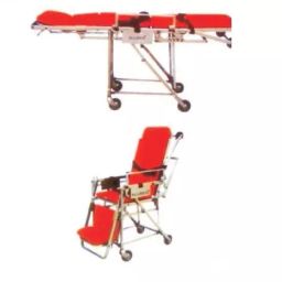 Wellton Healthcare Wheel Chair Type with Varied Positions Stretcher WH-079-15