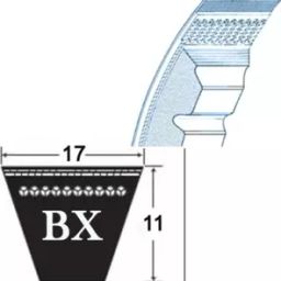 Mitsuboshi BX 64 Raw Edge Cogged Belt-image-13