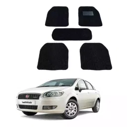 Auto Pearl DB7M66 PVC and Plastic Standard Mat for Fiat Linea Classic 2005-2015 (Black)-image-55