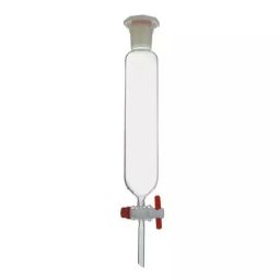 ABGIL Cylindrical Dropping Funnel with with PTFE Stopcock Interchangeable Stopper & Graduation 250 ml Transparent Borosilicate Glass, FDC-T-402-04-picture-35