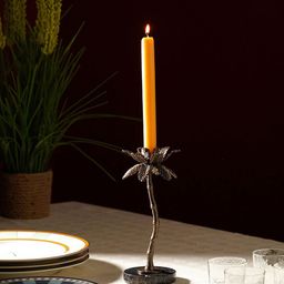 Pure Home and Living Brown Palm Tree Candle Holder-picture-42