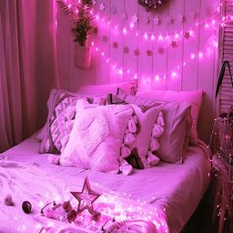 KAVYARA Pink Rice Shape String Light image 3