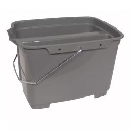 TOUGH GUY Bucket Plastic 4 1/4 gal Capacity Gray Includes Handle, 1ELK3-image-7