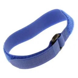 RS PRO Cable Tie, Hook and Loop, 300x20 mm, Blue Nylon,, 1797186-68