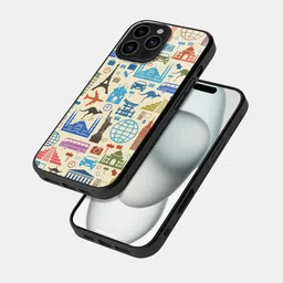 macmerise Abstract Printed iPhone 16 Pro Max Bumper Case Mobile Accessories-picture-0