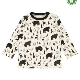 Turtledove London Full Sleeves Organic Cotton T-Shirt Multi Print - White-image-28