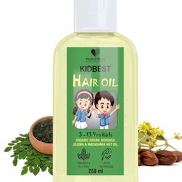 HealthBest Kidbest Organic Argan Moringa Jojoba & Macadamia Nut  Hair Oil - 250 ml-image-12