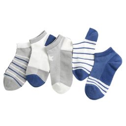 MOMISY Regular Length Socks  Pack of 5 Striped - Blue-image-22