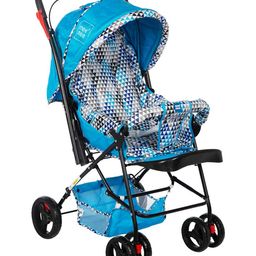 Mee Mee Baby Stroller Pram 3 Position Seating Reversible Handle Fully Rotating Wheels for Newborn Baby Kids, 0-3 Years, Light Blue-image-76