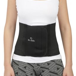 Dr. Odin AB 01 Abdominal Binder 8" Support Belt Compression | for Surgery, Post Delivery Abdominal Belt Xtra Large - Black-image-46