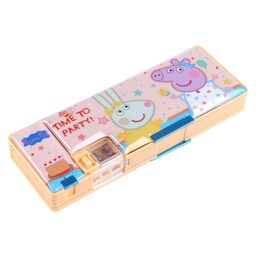 PEPPA PIG Theme Print Pencil Box - Orange-19