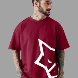 Leotude Men Printed Cut Outs T-shirt-image-56