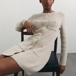 H&M Pocket-Front Knitted Dress-picture-39