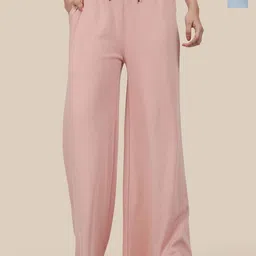 Esplendido Women Pack Of 2 Cotton Mid-Rise Flared Lounge Pants-picture-23