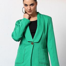 Stylecast X Kotty Shawl Collar Single-Breasted Blazer-picture-32