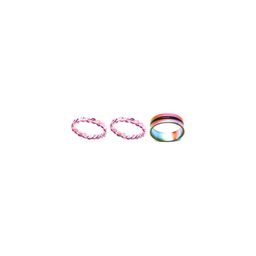 Dynamic Retail Global Set of 3 Rings for Men & Women, Purple-Multicolor Alloy Ring ()-15
