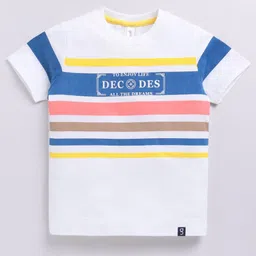 Ginie Boys Typography Printed Breathable Tshirt-image-17