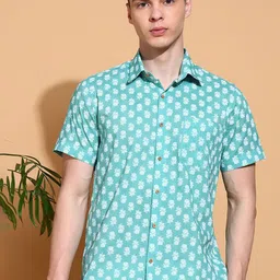Anouk Men Slim Fit Floral Opaque Printed Casual Shirt-image-95