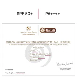 DOT & KEY Unisex Yellow Face Sunscreen image 2