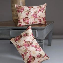 Romee Beige Poly Cotton Cushion Covers (30 x 45 cm) - Set of 2-image-49