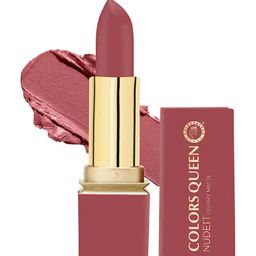 Colors Queen Nude It Creamy Matte Lipstick 07 Party Pink - 3.6 gm-picture-32