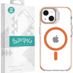 Sprig Back Cover for iPhone 15 (Orange)-image-18