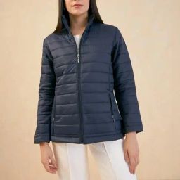 SALT Attire Navy Blue Maeve Puffer Jacket-picture-26