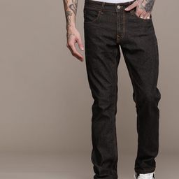 WROGN Men Mid-Rise Regular Fit Stretchable Jeans-image-93