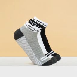 Ajile by Pantaloons Multicolor Cotton Color Block Socks Pack of 3-13
