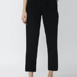 Van Heusen Black Mid Rise Trousers-image-24