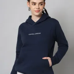 GRIFFEL Navy Printed Sweatshirt-image-73