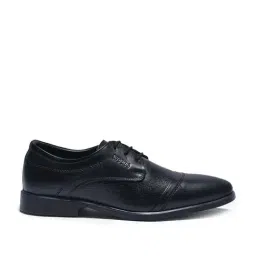 Woodland Men's Pitch Black Derby Shoes-picture-8